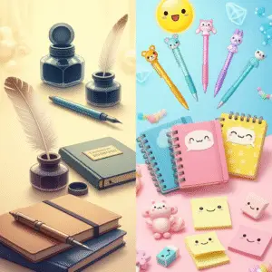 تاریخچه لوازم التحریر فانتزی