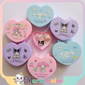 جعبه اکسسوری قلبی کرومی و دوستان