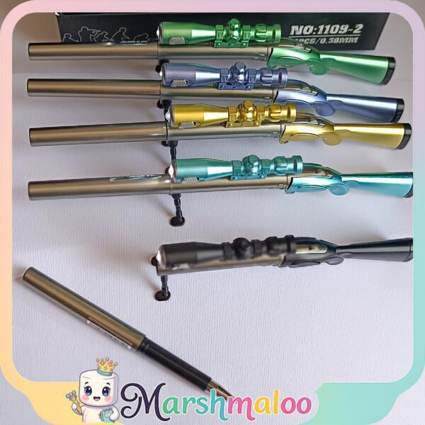 روان نویس تفنگ چراغ قوه دار