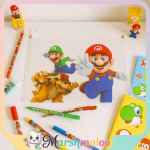 پوشه سوپرماریو زیپ دار A4