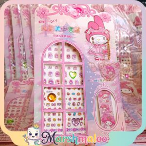 پک استیکر ناخن کروکی