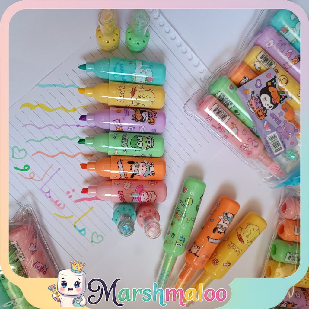 هایلایتر کرومی و دوستان ۶ عددی