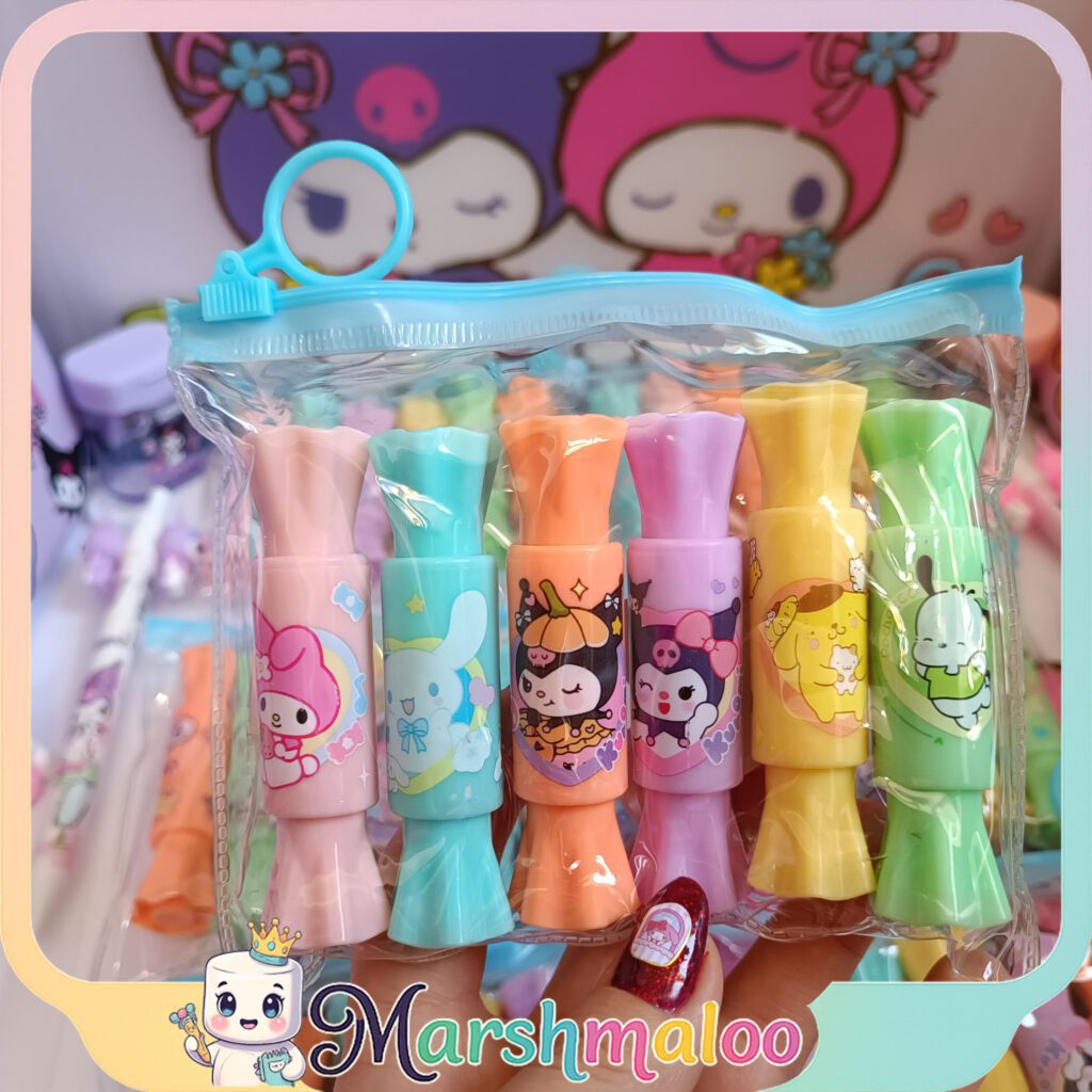 هایلایتر شکلاتی کرومی و دوستان ۶ عددی