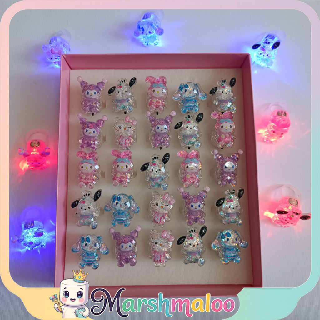 انگشتر چراغدار کرومی و دوستان