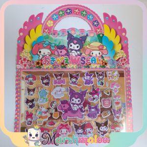 استیکر برجسته دسته‌ دار کرومی و ملودی