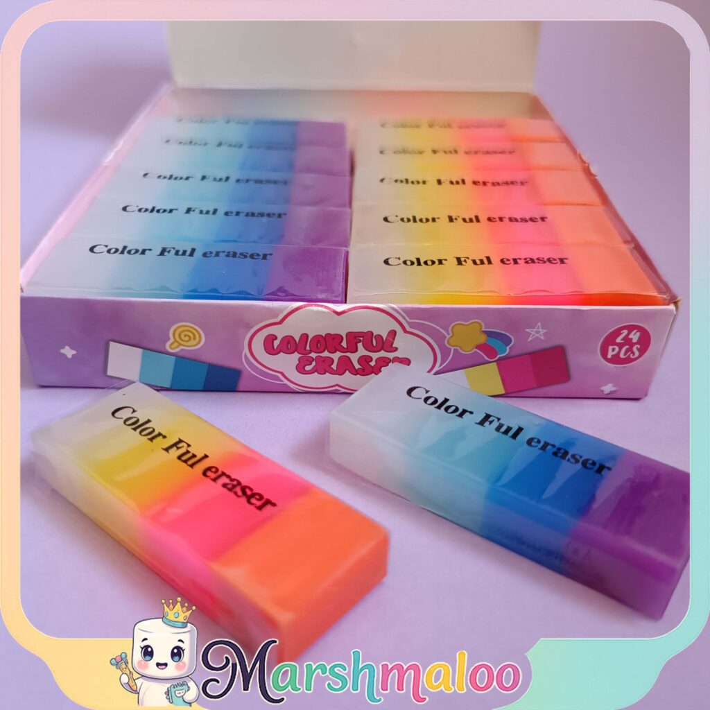 پاک کن ژله ای رنگین کمانی