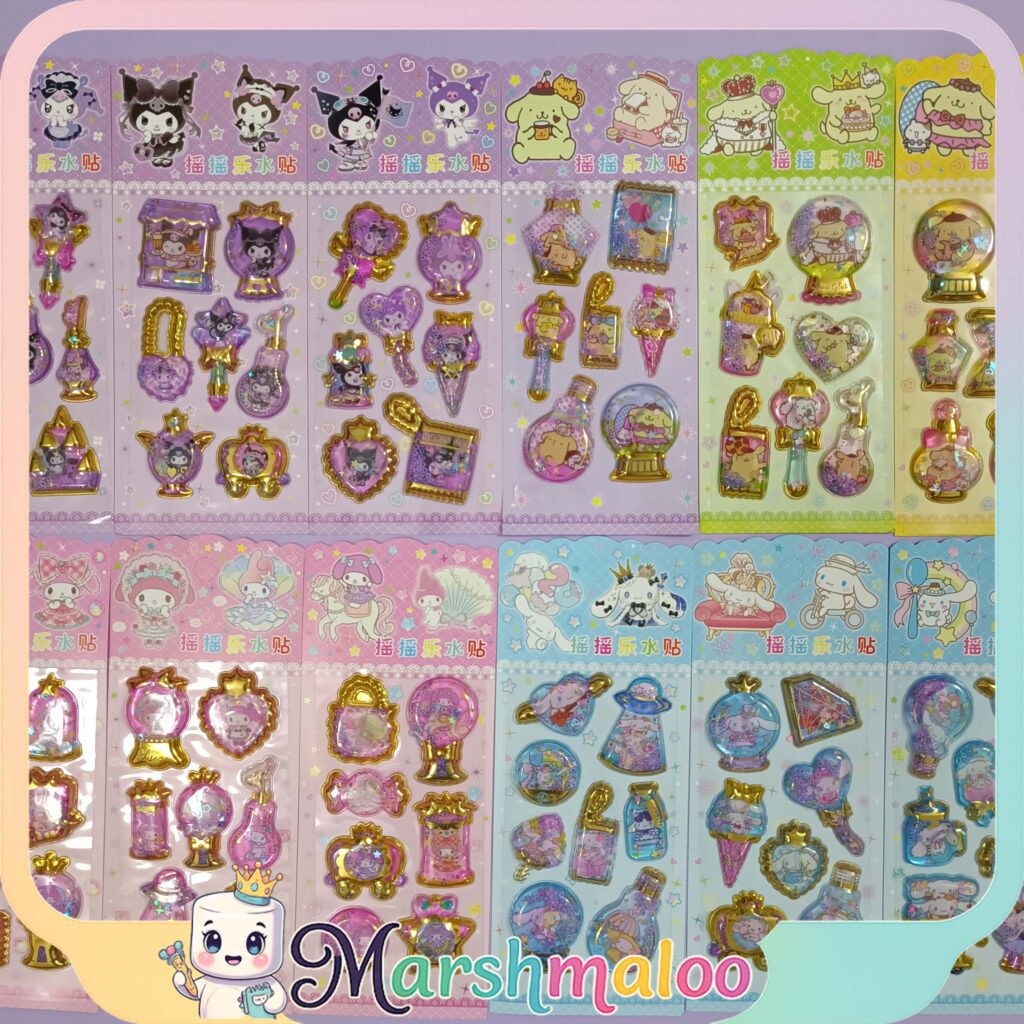 استیکر آکواریومی برجسته کرومی و دوستان