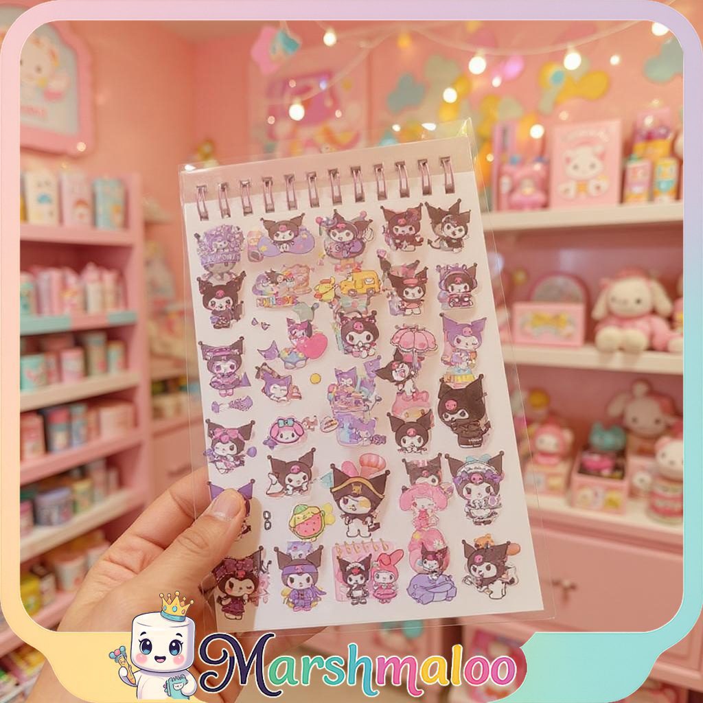 دفترچه استیکر کرومی و دوستان