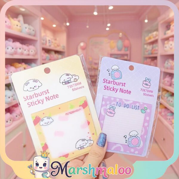 استیک نوت شفاف شاین دار بانمک