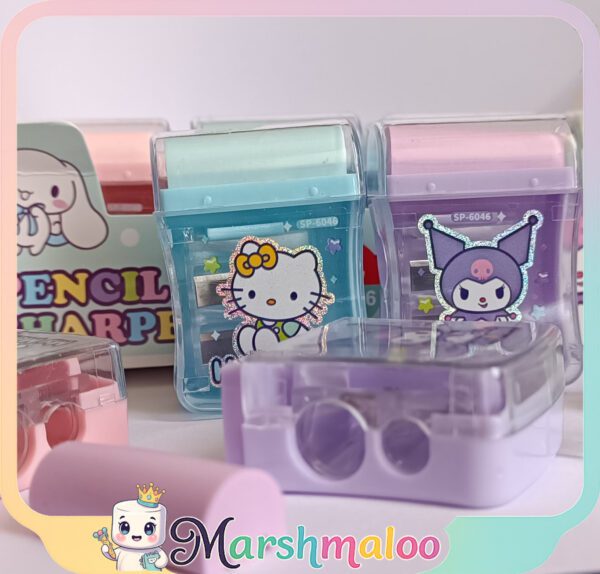 پاک کن و تراش مخزن دار کرومی و دوستان