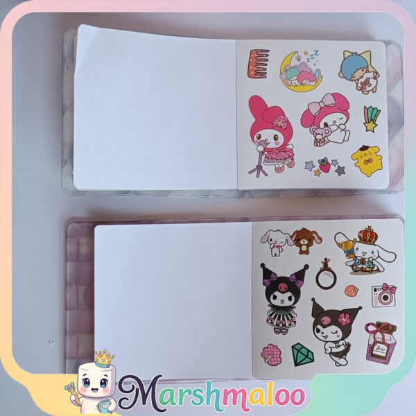 دفترچه آکواریومی کرومی، ملودی و دوستان