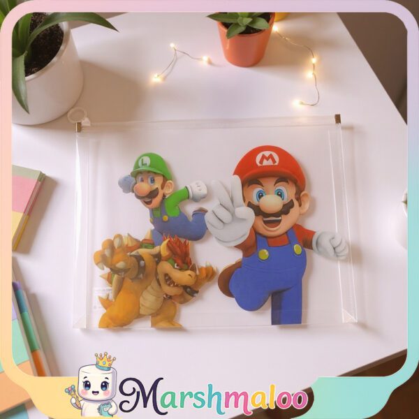 3-1 پوشه سوپرماریو زیپ دار A4