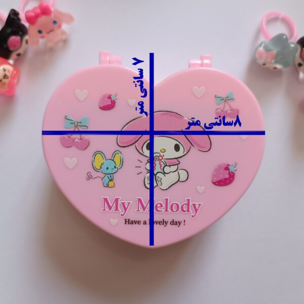 جعبه اکسسوری قلبی کرومی و دوستان