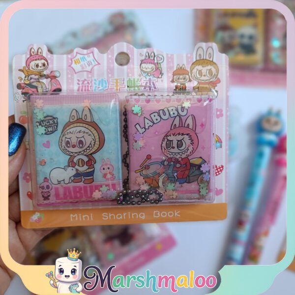 پک دو عددی دفترچه استیکردار لبوبو