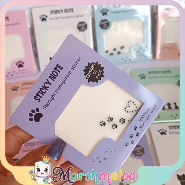 استیک نوت شفاف شایندار گربه