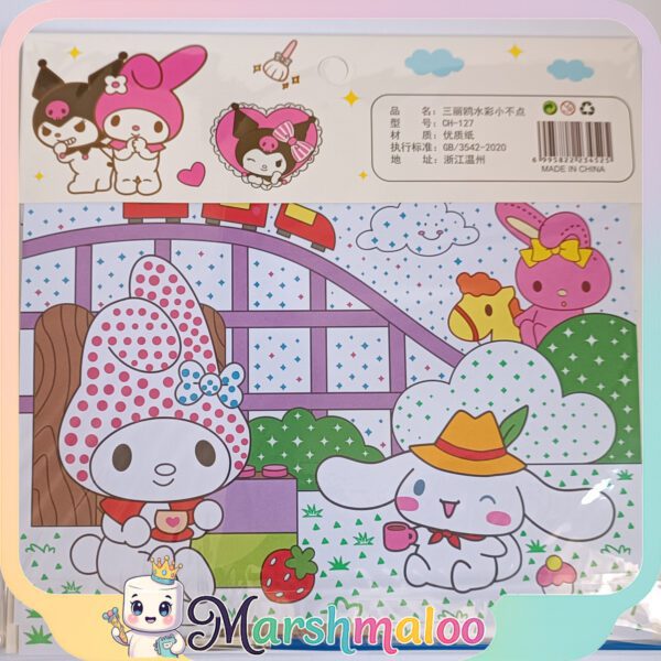 دفترچه آبرنگی نقطه ای کرومی و ملودی