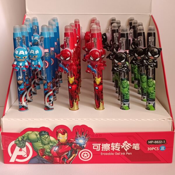 6 خودکار پاک کن دار اسپینری مارول