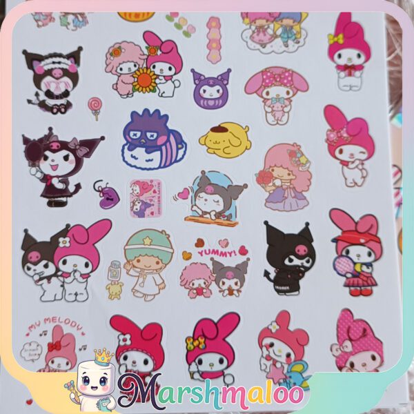 دفترچه استیکر کرومی و دوستان