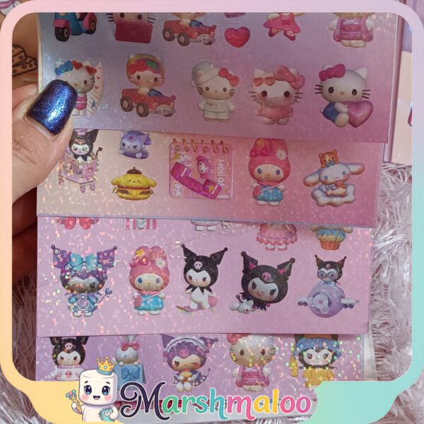 دفترچه استیکر کرومی و دوستان