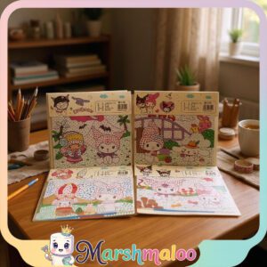 دفترچه آبرنگی نقطه ای کرومی و ملودی