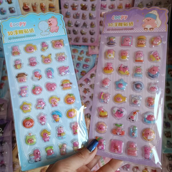 استیکر سه بعدی برجسته