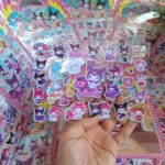 استیکر برجسته دسته‌ دار کرومی و ملودی