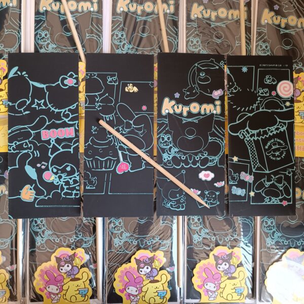 پک ۴ عددی نقاشی ذغالی کرومی و دوستان