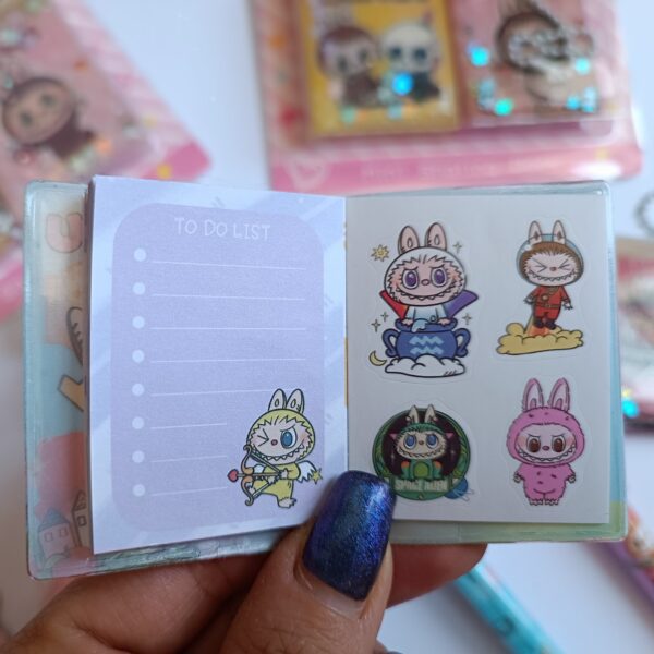 پک دو عددی دفترچه استیکردار لبوبو