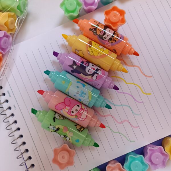 هایلایتر شکلاتی کرومی و دوستان ۶ عددی