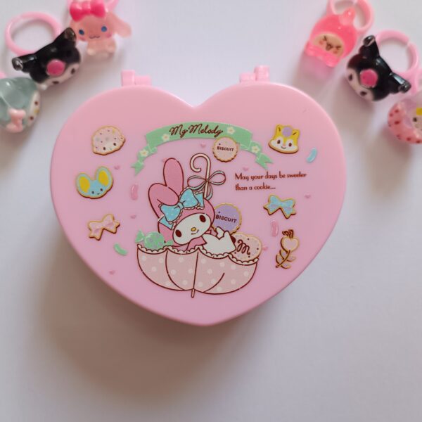 جعبه اکسسوری قلبی کرومی و دوستان