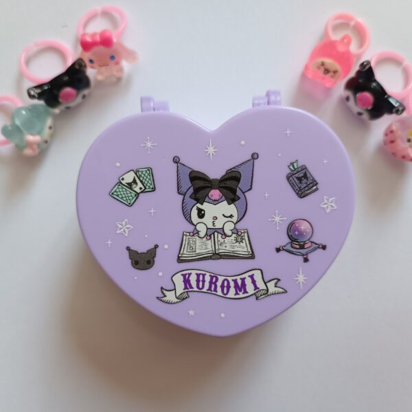 جعبه اکسسوری قلبی کرومی و دوستان