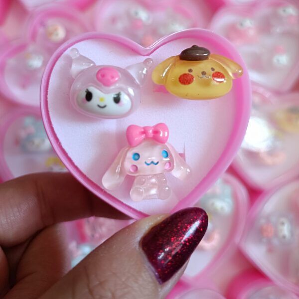 پک سه عددی انگشتر کرومی و دوستان