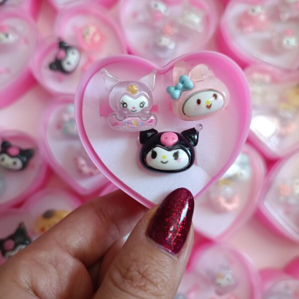 پک سه عددی انگشتر کرومی و دوستان