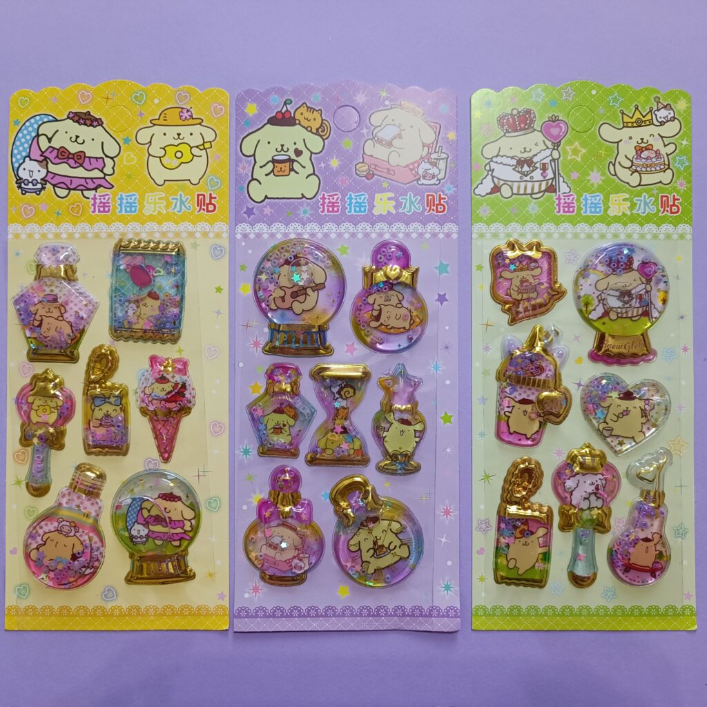 استیکر آکواریومی برجسته کرومی و دوستان