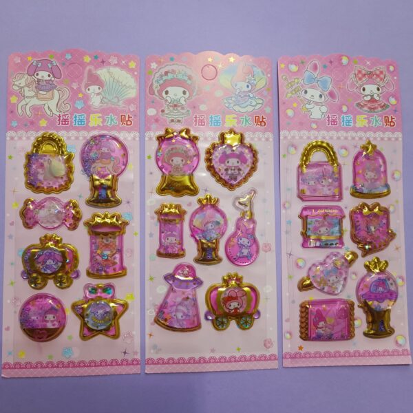 استیکر آکواریومی برجسته کرومی و دوستان