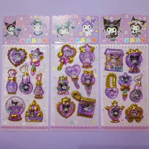 استیکر آکواریومی برجسته کرومی و دوستان