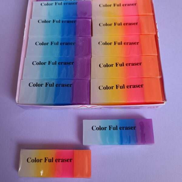 پاک کن ژله ای رنگین کمانی