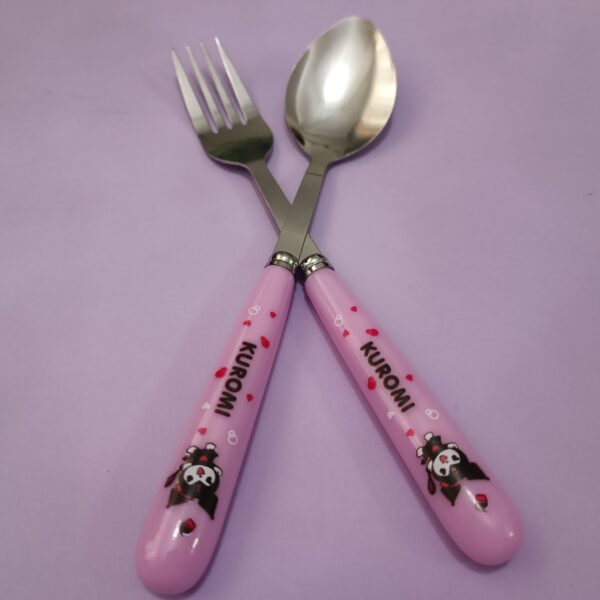 قاشق و چنگال کرومی