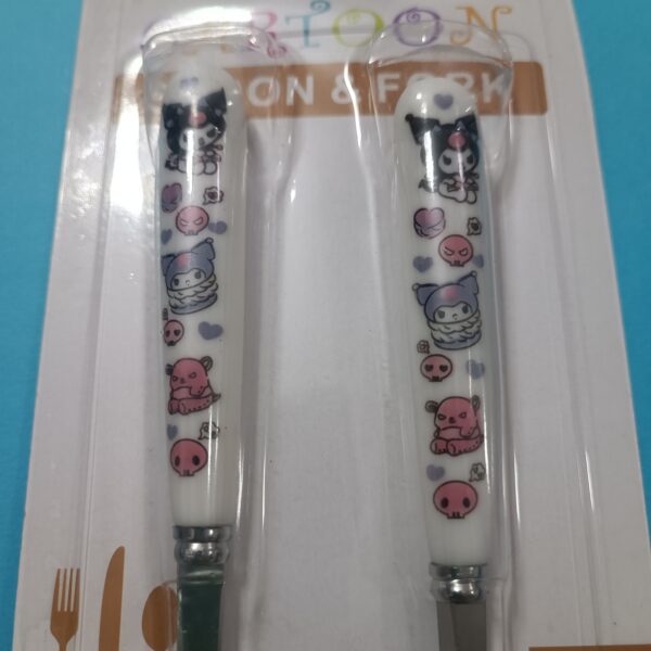 قاشق و چنگال کرومی - تصویر 4