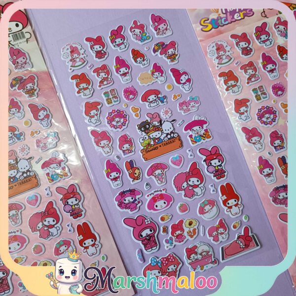 استیکر برجسته ملودی و ببعی بازیگوش