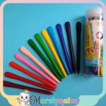 مداد شمعی سنگی جادویی ضدآب ۱۲ رنگ