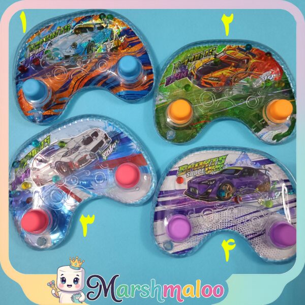 1 واترگیم دسته بازی ماشینی توپ دار