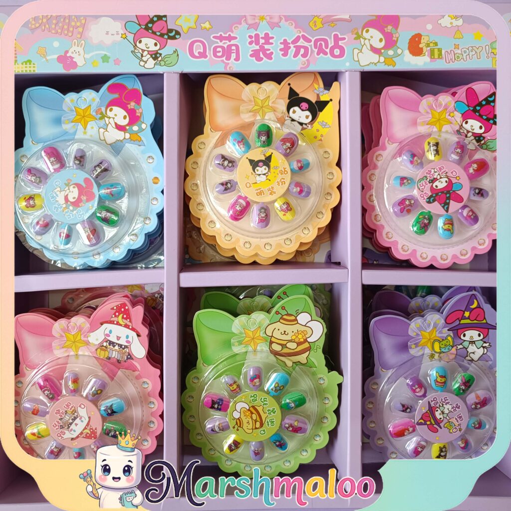 پک ناخن مصنوعی چسب سرخود کرومی و ملودی