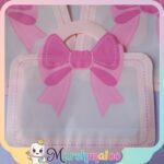 زیپ کیپ جایزه و لقمه پاپیون صورتی