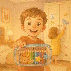 پندار جامدادی کودکانه اش را نشون میده