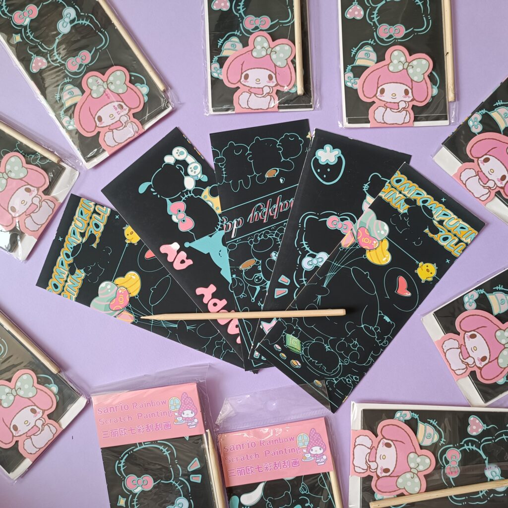 پک 5 عددی نقاشی ذغالی کرومی و دوستان