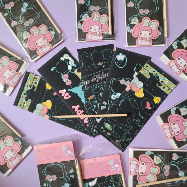 پک 5 عددی نقاشی ذغالی کرومی و دوستان