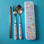 ست قاشق، چنگال و چاپستیک فانتزی سانریو با جعبه