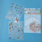 استیکر سه‌ بعدی خانه‌ سازی کرومی سایز بزرگ