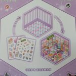 استیکر سه‌ بعدی خانه‌ سازی کرومی سایز بزرگ